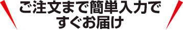 注文までかんたん入力